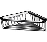 emco system2 panier pour éponge d'angle, profond, amovible, fixation murale cachée, chromé, 354500105