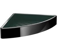 Emco Panier éponge d'angle loft, montage mural encastré, insert plastique amovible, 054513303, Couleur: noir
