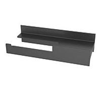 Emco Porte-papier Aura 850013401 noir mat, montage à gauche
