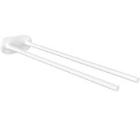 emco porte-serviettes rond, 2 bras, rigide, 400mm, 435013940, Couleur: blanc