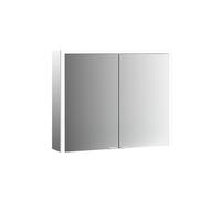 emco prime 3 armoire de toilette, 1200mm, 2 portes, modèle apparent, 949707305, Couleur: aluminium/blanc