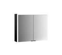 emco prime 3 armoire de toilette, 1200mm, 2 portes, modèle apparent, 949714305, Couleur: noir/miroir