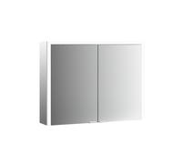emco prime 3 armoire de toilette, 1300mm, 2 portes, modèle apparent, 949707206, Couleur: aluminium/miroir
