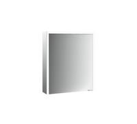 emco prime 3 armoire de toilette, 600mm, 1 porte avec butée à gauche, modèle apparent, 949707200, Couleur: aluminium/miroir