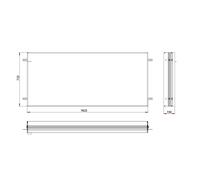 Emco prime Cadre d'encastrement pour miroir encastré, 949700029,