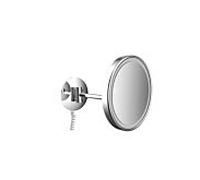 Emco Pure LED miroir de rasage / cosmétique 109406008 Ø 203 mm, rond, grossissement 3x, chromé