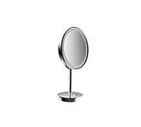 Emco Pure LED miroir de rasage / cosmétique 109406009 Ø 203 mm, rond, grossissement 3x, modèle chromé , chromé