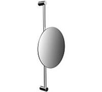 Emco Bad Miroir rasage/maquillage Pure 109400114 – mural rond chromé 3x Ø202 mm réglable en hauteur