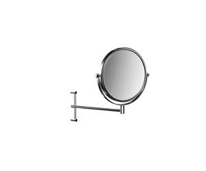 emco puree miroir de rasage et de maqu'illage, hauteur réglable, un seul bras, 190mm, chrome, 109400111