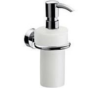 Emco Rondo 2 452100102 Distributeur de savon liquide acrylic blanc, doseur plastique, 245 ml