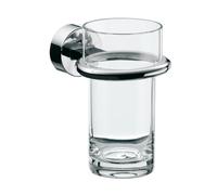 Emco Rondo 2 porte-gobelet avec verre chrome 452000100