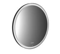 emco round black miroir lumineux, diamètre 1000mm, avec éclairage LED, noir, 441324810