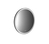 emco round black miroir lumineux, diamètre 600mm, avec éclairage LED, noir, 441324806