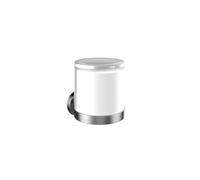 emco round distributeur de savon à capteur, verre cristal satiné, 432100103, Couleur: chrome
