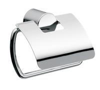 emco roundo 2 Porte-Papier avec Couvercle, chromé, 450000100