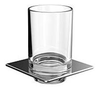 Emco support en verre Art 162000102 chromé , verre cristal clair