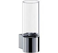 Emco system2 porte-verre, verre cristal clair, D=52mm, chromÃ©, 352000100 - 352000100