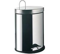 Emco Bad Poubelle de salle de bain System2 ovale 5 L inox avec couvercle et pédale 355300004