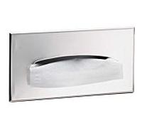 Emco Bad Support de boîte à mouchoirs System2 encastré chromé 304x157 mm 355700100
