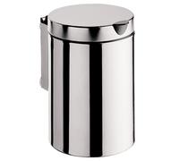 Emco Bad Corbeille de propreté System2, murale, avec couvercle, inox, 3 Betteres, 355300100