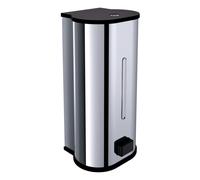 emco system 2 distributeur de savon liquide, 800ml, chrome, 352100104