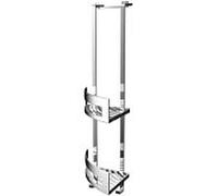 Emco System 2 étagères de porte 354500126 chromé , 2 paniers d'angle profonds