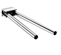 emco system 2 porte-serviettes, pivotant, 2 bras, 346mm, chrome, 355000135