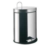 Emco System 2 poubelle ovale acier inoxydable 355300004