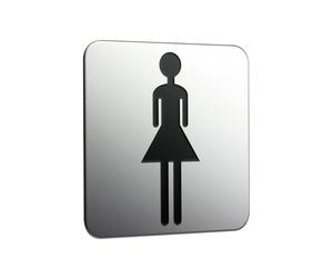 Emco System2 Plaque de porte de toilettes, WC femmes, 357600002,