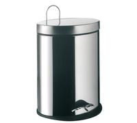 Emco system2 corbeille, couvercle et pÃ©dale, ovale, 5l, inox, 355300004 - 355300004
