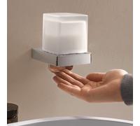 Emco Trend Trend Seifenspender chromé , avec gobelet en cristal