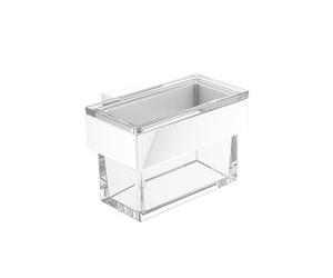 Emco Vara Design Contenant en verre pour distributeur de savon ou boîte à accessoires, 421900090,