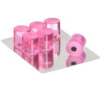 EMDE 127GTTT-0 Aimants Plexi Rose par lot de 6