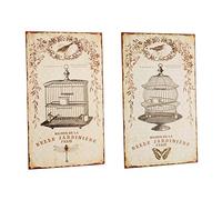 EMDE 732TTT-0 Lot de 2 Plaques Métal Cages 33 x 56 cm