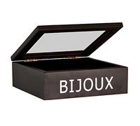 Emde 868NBTE-0 Boîte à Bijoux Noir/Chrome