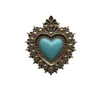 EMDE Cadres, Miroirs et Atelier sur-mesure Déco Murale ex-voto Bleu 21,5x24cm