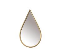 EMDE Cadres, Miroirs et Atelier sur-mesure Miroir Goutte métal doré 24.5x44.5cm