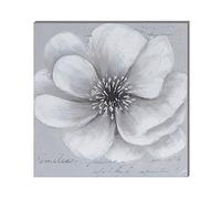 Emde CH150001-0 Toile Motif Fleur 1 Blanc