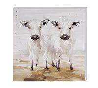 Emde CH154002-0 Toile Motif Vaches Blanc