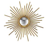 EMDÉ CRÉATION & FABRICATION DE CADRES DEPUIS 1937 Miroir Soleil Convexe métal doré 45cm