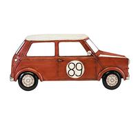 Emde PL424T00-0 Plaque Déco Motif Voiture Métal Rouge