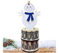 Emdvsco Adorables Porte-argent pour Noël | Porte-argent en Bois pour Fêtes,Décoration cadeau pour fêtes anniversaires et diplômes