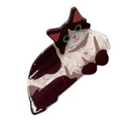 Emdvsco Barrettes Griffes Pour Cheveux Épais | Forme De Chat Animale Et Mignonne,Barrette Griffe Animale pour Cheveux - Pour les Voyages, les Déplacements Professionnels, la Maison, l'Extérieur,