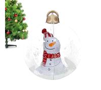 Emdvsco Boule de Noël Gonflable - Grands Ornements Sphériques pour Extérieur | Sphère Ballon pour Fête Jardin Pelouse Intérieur Terrasse