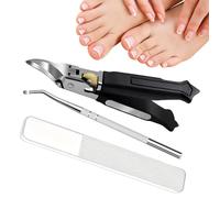 Emdvsco Coupe-Ongles de Pied | Coupe-Ongles Main Ergonomique Inoxydable Biseauté - Pied Prise en Main Aisée - Pour les Seniors, les Adultes Âgés, les Femmes, les Hommes, le Voyage et les