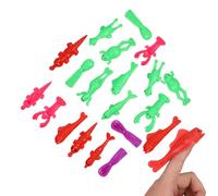 Emdvsco Flick Animaux en Caoutchouc - Jouets de Vie Marine Volants à Doigts Extensibles et Collants - Animaux de Fronde de Doigt, Animaux de Simulation en Caoutchouc drôles de Doigts, Jouets de