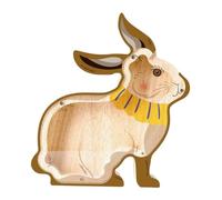 Emdvsco s pour Argent Réel | Coffret À Argent Animaux Sécurisé | en Bois Animaux - pour Garçons et Filles, pour Chambre d'enfant, Salle à Coucher et Chambre de Bébé, Étagère de