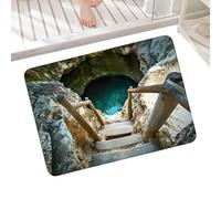 Emdvsco Tapis 3D Effet Visuel,Tapis Moderne Doux Antidérapant | Dessus-de-Sol Illusion d'Optique Paillasson 3D - pour Intérieur Extérieur Séjour Chambre Salle De Bain Entrée