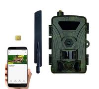 EMEBAY 4G Caméra de Chasse avec Carte SIM européenne, 4K Caméra Extérieure