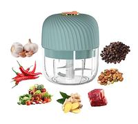 EMEBAY Mini Robot culinaire, Mini Hachoir à Ail Électrique, Presse-ail Électrique Machine à Ail Électrique Pour Ail Chili Légumes Gingembre Noix Poivre Viande Rechargeable USB 2000mAh